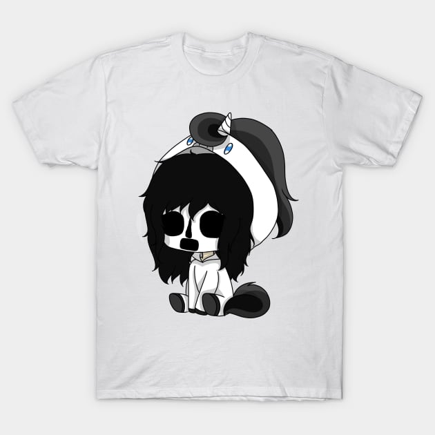 creepypasta unicorn (kate the chaser) T-Shirt by LillyTheChibi